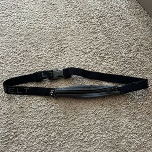 Black Running Belt by SpiBelt OS